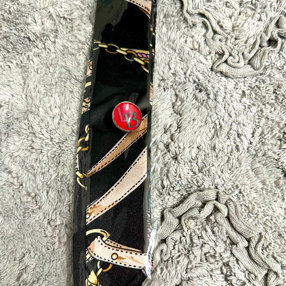 Purse accessories twilly & pin